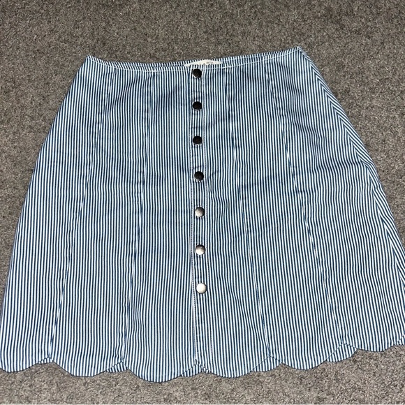 Mini Skirt Stripes Skirt Sz 4 - Picture 1 of 5